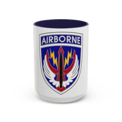 Special Operations Command Central (U.S. Army) Accent Coffee Mug 15oz Navy - Go Mug Yourself