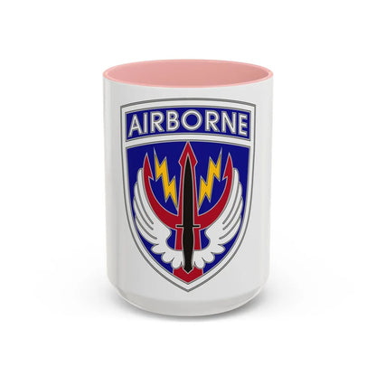 Special Operations Command Central (U.S. Army) Accent Coffee Mug 15oz Pink - Go Mug Yourself