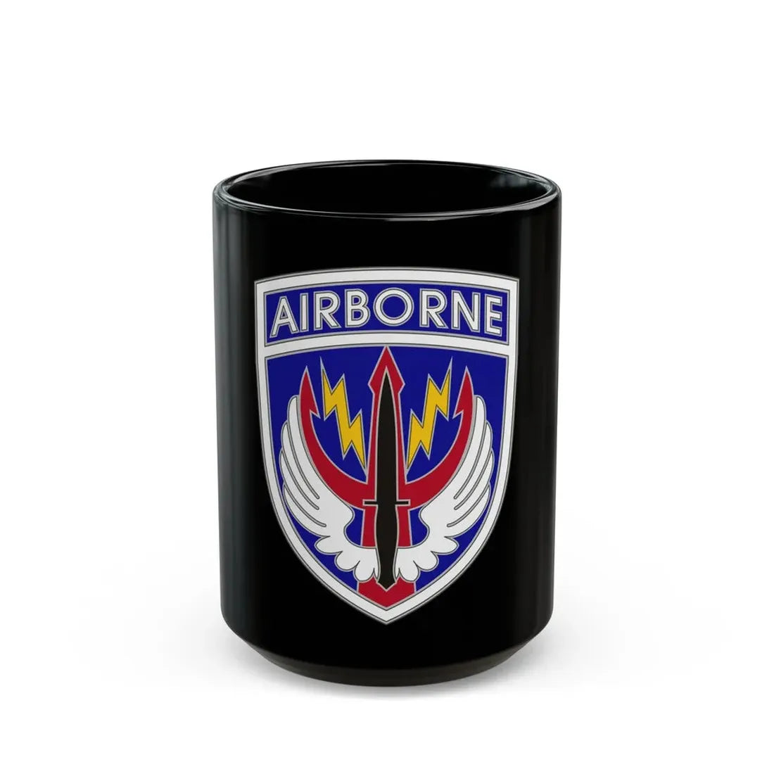 Special Operations Command Central (U.S. Army) Black Coffee Mug 15oz - Go Mug Yourself