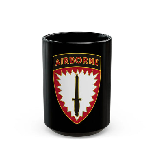 Special Operations Command Europe (U.S. Army) Black Coffee Mug-15oz-Go Mug Yourself