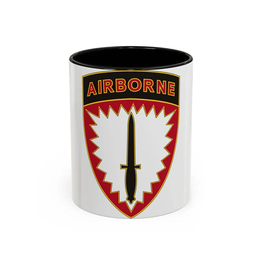 Special Operations Command Europe (U.S. Army) Accent Coffee Mug 11oz Black - Go Mug Yourself