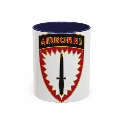 Special Operations Command Europe (U.S. Army) Accent Coffee Mug 11oz Navy - Go Mug Yourself