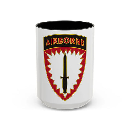 Special Operations Command Europe (U.S. Army) Accent Coffee Mug 15oz Black - Go Mug Yourself