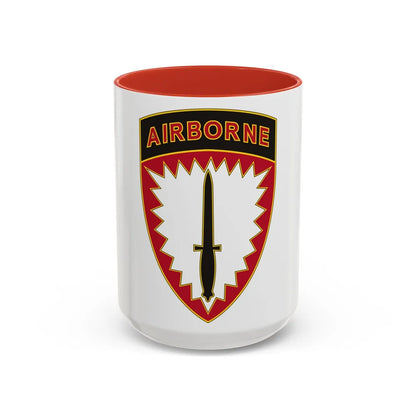 Special Operations Command Europe (U.S. Army) Accent Coffee Mug 15oz Red - Go Mug Yourself