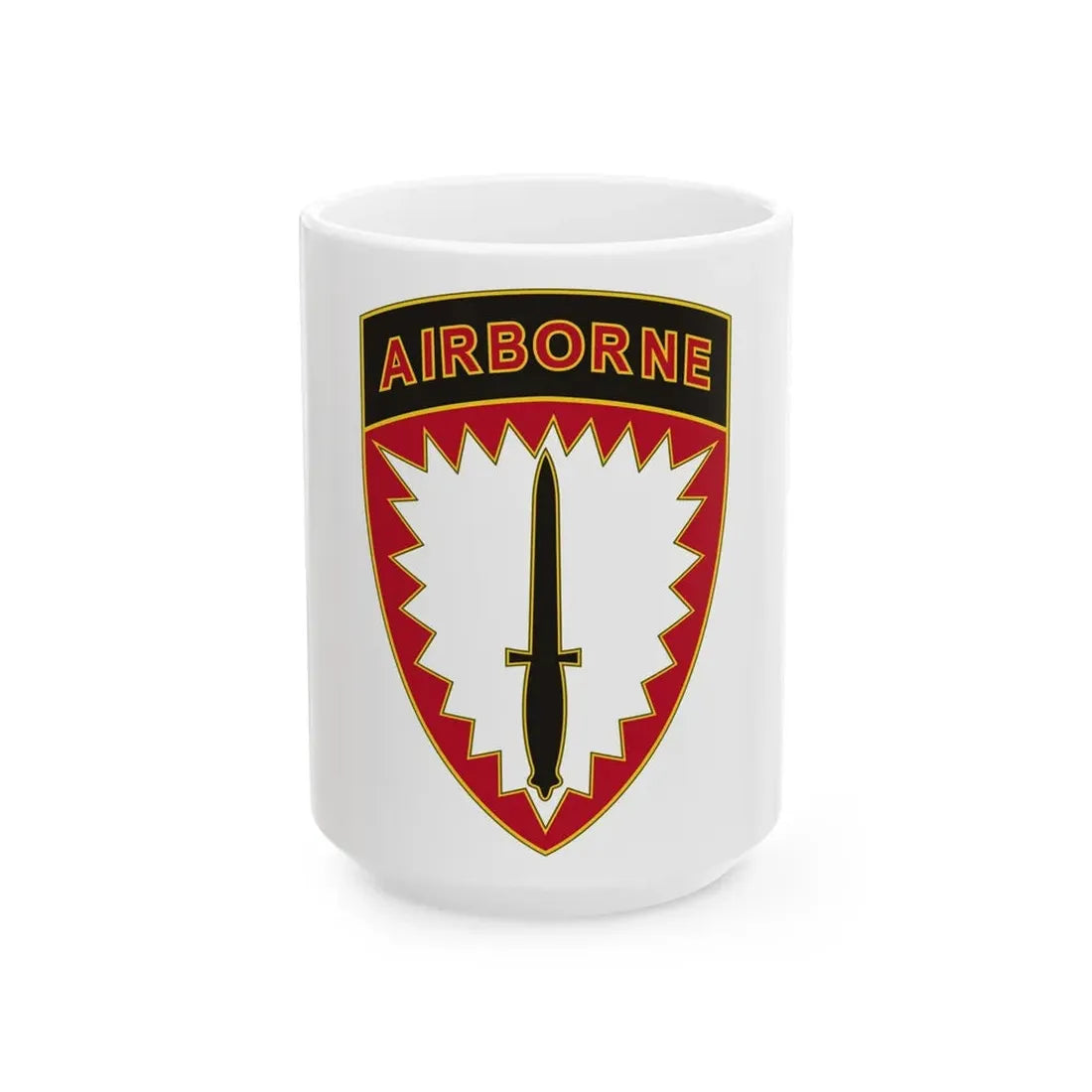 Special Operations Command Europe (U.S. Army) White Coffee Mug 15oz - Go Mug Yourself