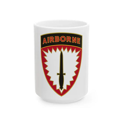 Special Operations Command Europe (U.S. Army) White Coffee Mug 15oz - Go Mug Yourself