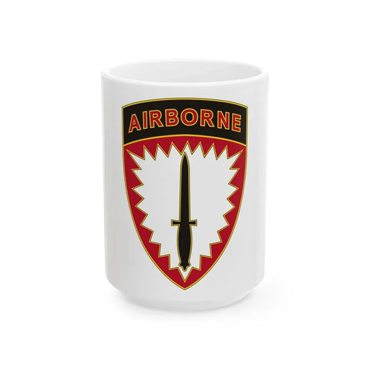 Special Operations Command Europe (U.S. Army) White Coffee Mug 15oz - Go Mug Yourself