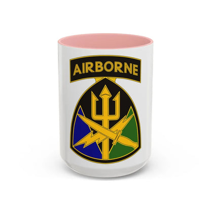 Special Operations Command Joint Forces Command (U.S. Army) Accent Coffee Mug 15oz Pink - Go Mug Yourself