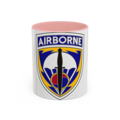 Special Operations Command Korea (U.S. Army) Accent Coffee Mug 11oz Pink - Go Mug Yourself