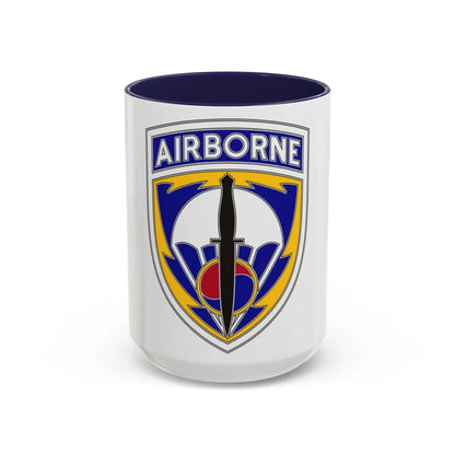 Special Operations Command Korea (U.S. Army) Accent Coffee Mug 15oz Navy - Go Mug Yourself