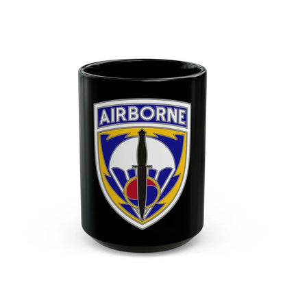Special Operations Command Korea (U.S. Army) Black Coffee Mug 15oz - Go Mug Yourself