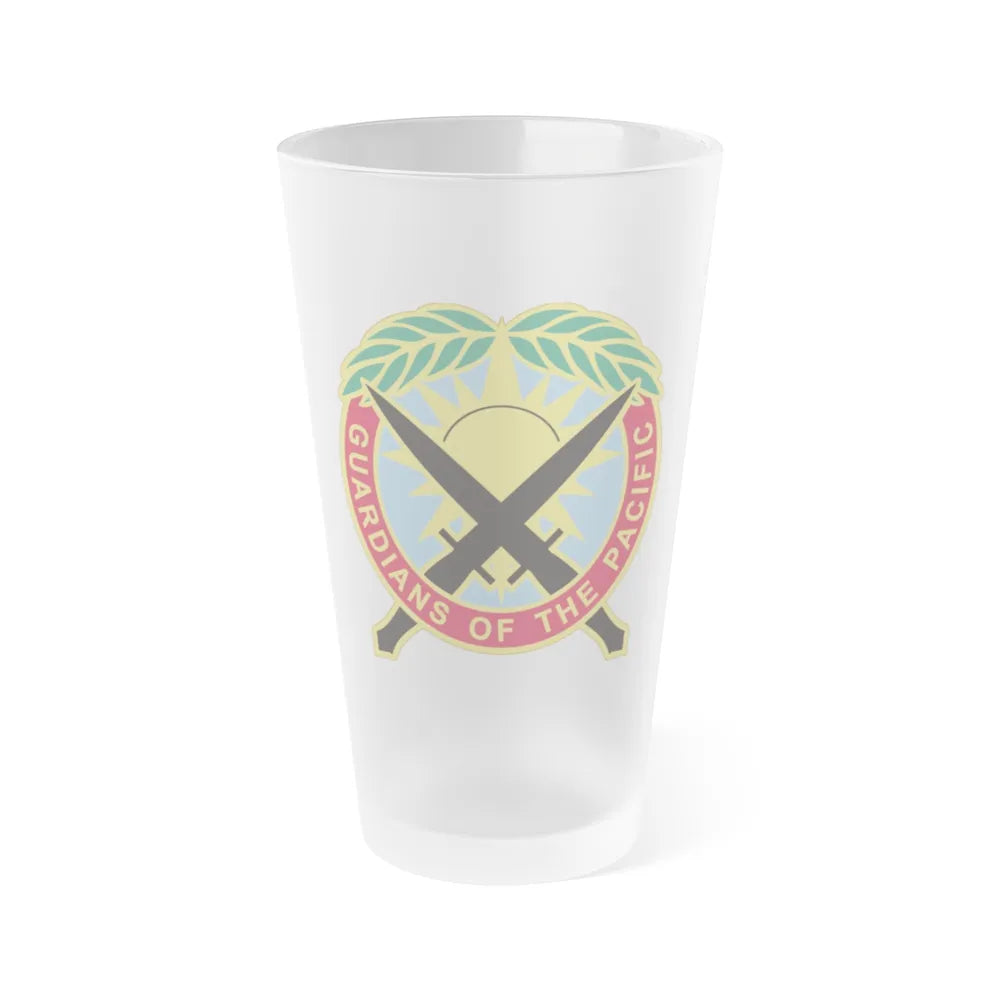 Special Operations Command Pacific 2 (U.S. Army) Frosted Pint Glass 16oz-Go Mug Yourself