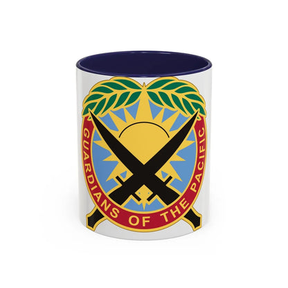 Special Operations Command Pacific 2 (U.S. Army) Accent Coffee Mug 11oz Navy - Go Mug Yourself
