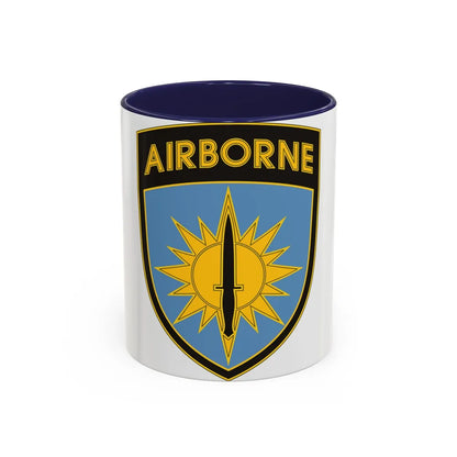 Special Operations Command Pacific 3 (U.S. Army) Accent Coffee Mug 11oz Navy - Go Mug Yourself