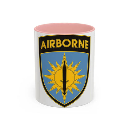 Special Operations Command Pacific 3 (U.S. Army) Accent Coffee Mug 11oz Pink - Go Mug Yourself