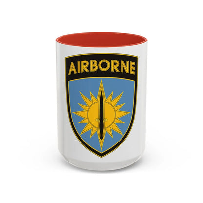 Special Operations Command Pacific 3 (U.S. Army) Accent Coffee Mug 15oz Red - Go Mug Yourself
