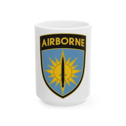 Special Operations Command Pacific 3 (U.S. Army) White Coffee Mug 15oz - Go Mug Yourself