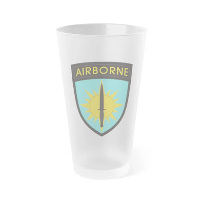 Special Operations Command Pacific (U.S. Army) Frosted Pint Glass 16oz-Go Mug Yourself