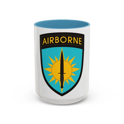 Special Operations Command Pacific (U.S. Army) Accent Coffee Mug 15oz Light Blue - Go Mug Yourself