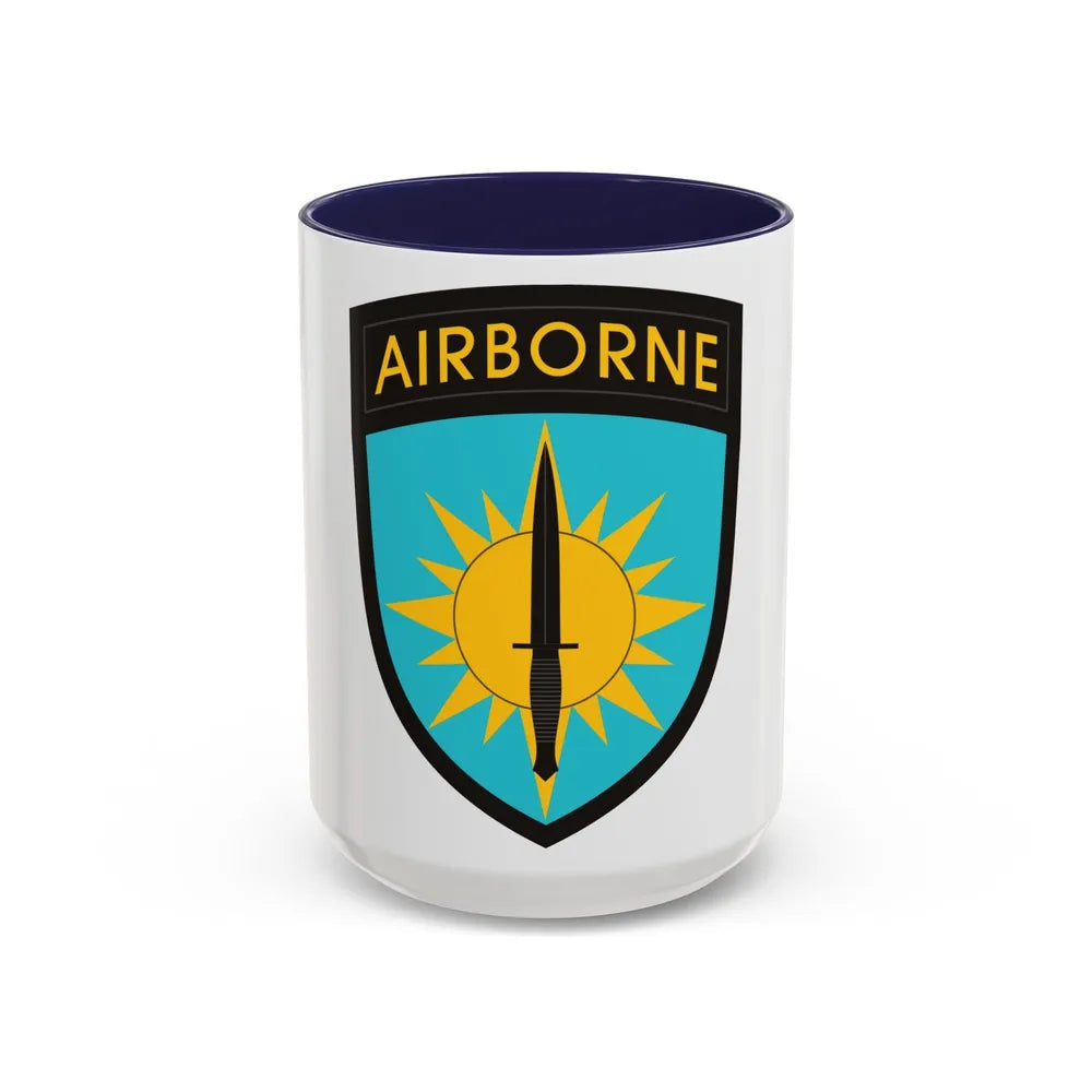 Special Operations Command Pacific (U.S. Army) Accent Coffee Mug 15oz Navy - Go Mug Yourself