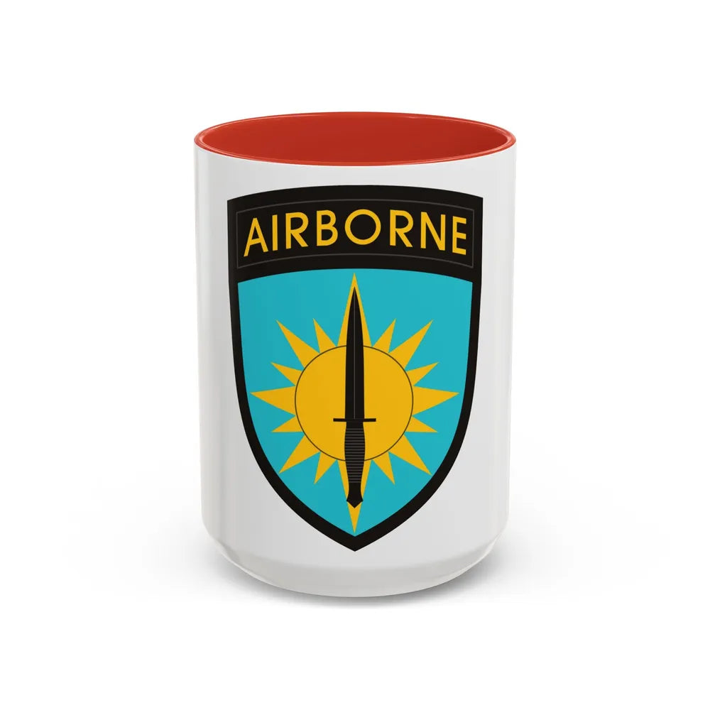Special Operations Command Pacific (U.S. Army) Accent Coffee Mug 15oz Red - Go Mug Yourself