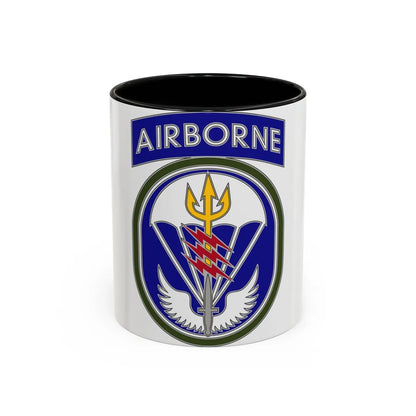 Special Operations Command South (U.S. Army) Accent Coffee Mug 11oz Black - Go Mug Yourself