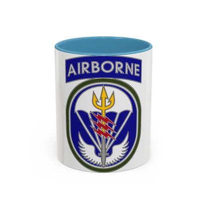 Special Operations Command South (U.S. Army) Accent Coffee Mug 11oz Light Blue - Go Mug Yourself