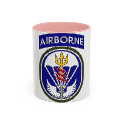 Special Operations Command South (U.S. Army) Accent Coffee Mug 11oz Pink - Go Mug Yourself