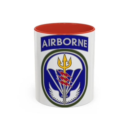 Special Operations Command South (U.S. Army) Accent Coffee Mug 11oz Red - Go Mug Yourself