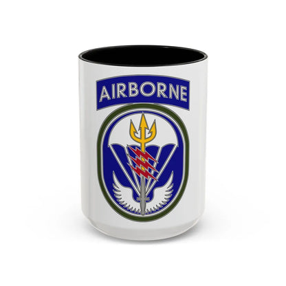 Special Operations Command South (U.S. Army) Accent Coffee Mug 15oz Black - Go Mug Yourself