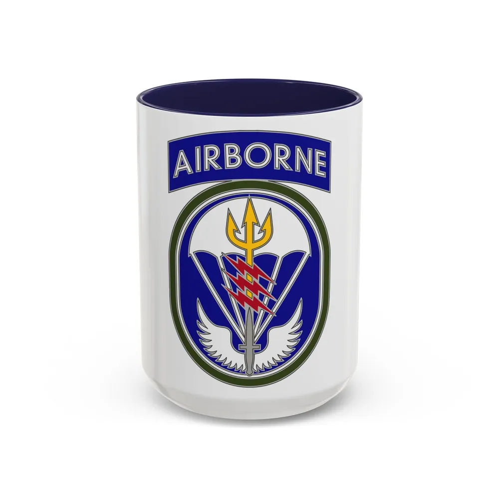 Special Operations Command South (U.S. Army) Accent Coffee Mug 15oz Navy - Go Mug Yourself