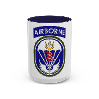 Special Operations Command South (U.S. Army) Accent Coffee Mug 15oz Navy - Go Mug Yourself