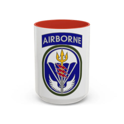 Special Operations Command South (U.S. Army) Accent Coffee Mug 15oz Red - Go Mug Yourself