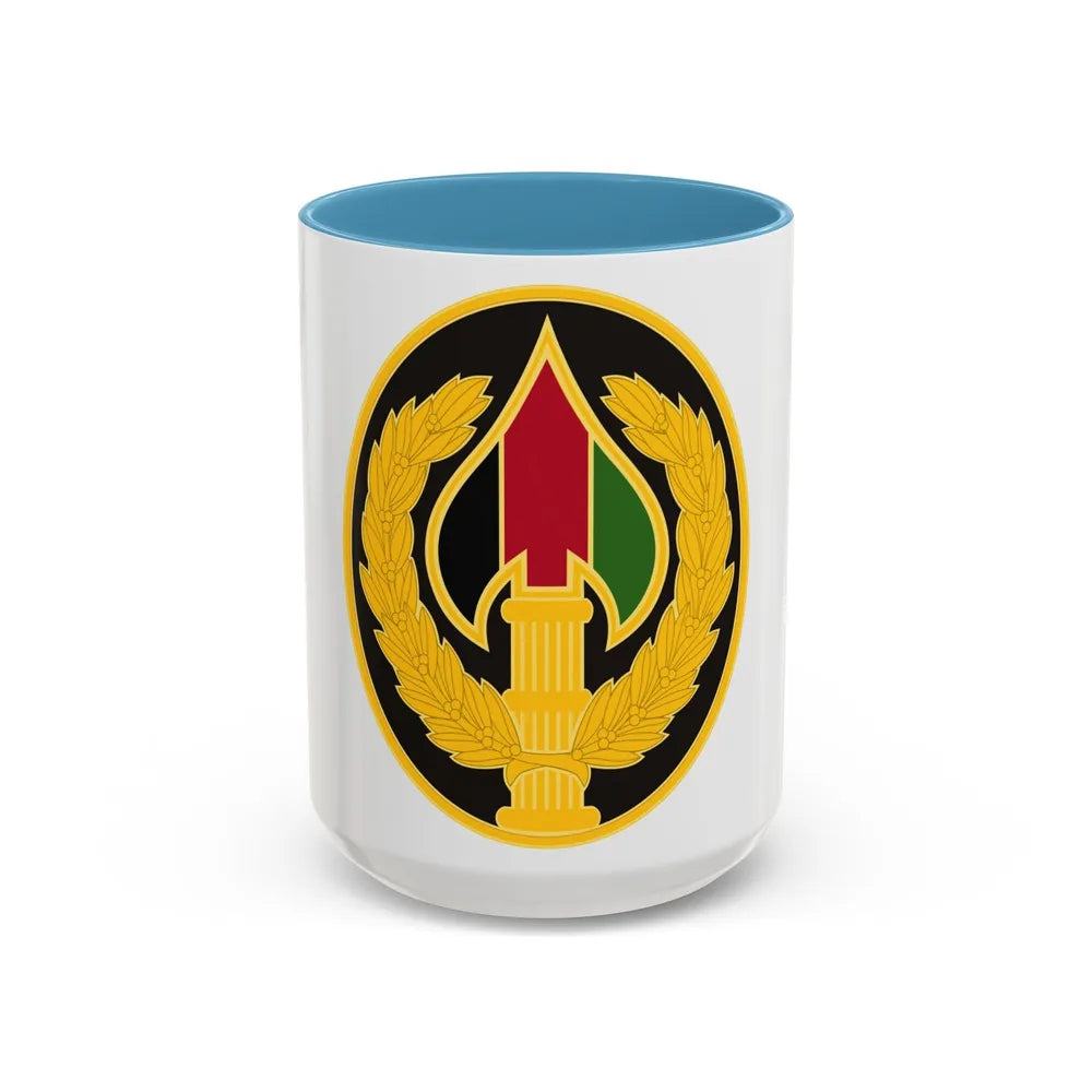 Special Operations Joint Task ForceAfghanistan 2 (U.S. Army) Accent Coffee Mug 15oz Light Blue - Go Mug Yourself