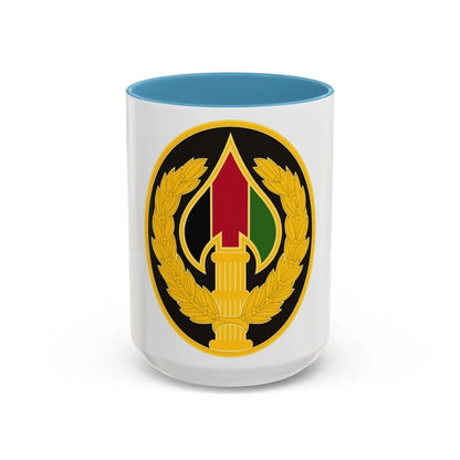 Special Operations Joint Task ForceAfghanistan 2 (U.S. Army) Accent Coffee Mug 15oz Light Blue - Go Mug Yourself