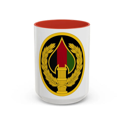 Special Operations Joint Task ForceAfghanistan (U.S. Army) Accent Coffee Mug 15oz Red - Go Mug Yourself