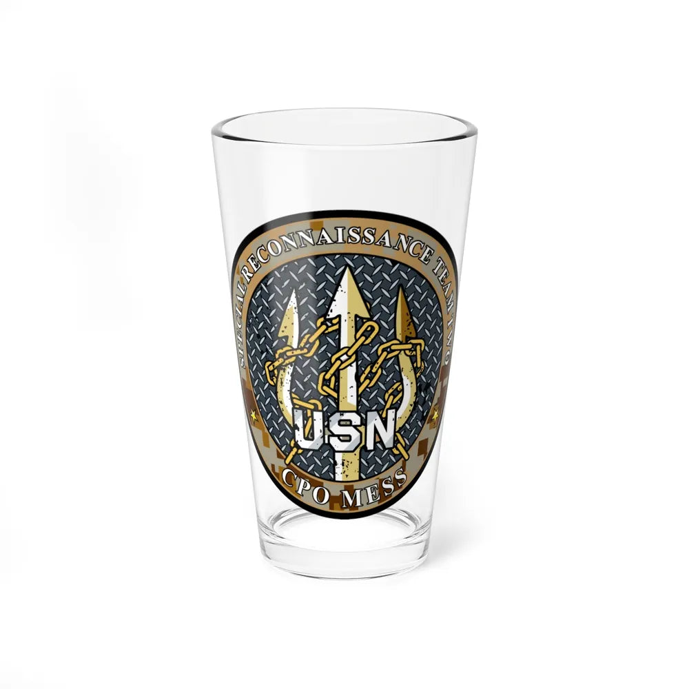 Special Reconnaissance Team 2 (U.S. Navy) Pint Glass 16oz-16oz-Go Mug Yourself