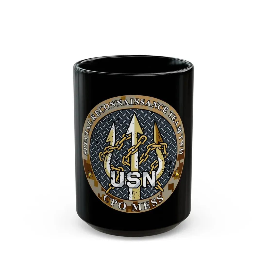 Special Reconnaissance Team 2 (U.S. Navy) Black Coffee Mug 15oz - Go Mug Yourself