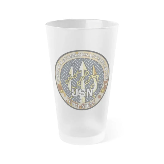 Special Reconnaissance Team 2 (U.S. Navy) Frosted Pint Glass 16oz Default Title - Go Mug Yourself