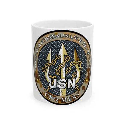 Special Reconnaissance Team 2 (U.S. Navy) White Coffee Mug 11oz - Go Mug Yourself