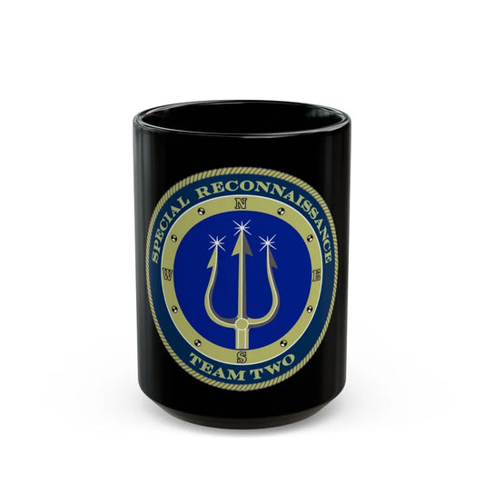 Special Reconnaissance Team Two SRT 2 (U.S. Navy) Black Coffee Mug-15oz-Go Mug Yourself