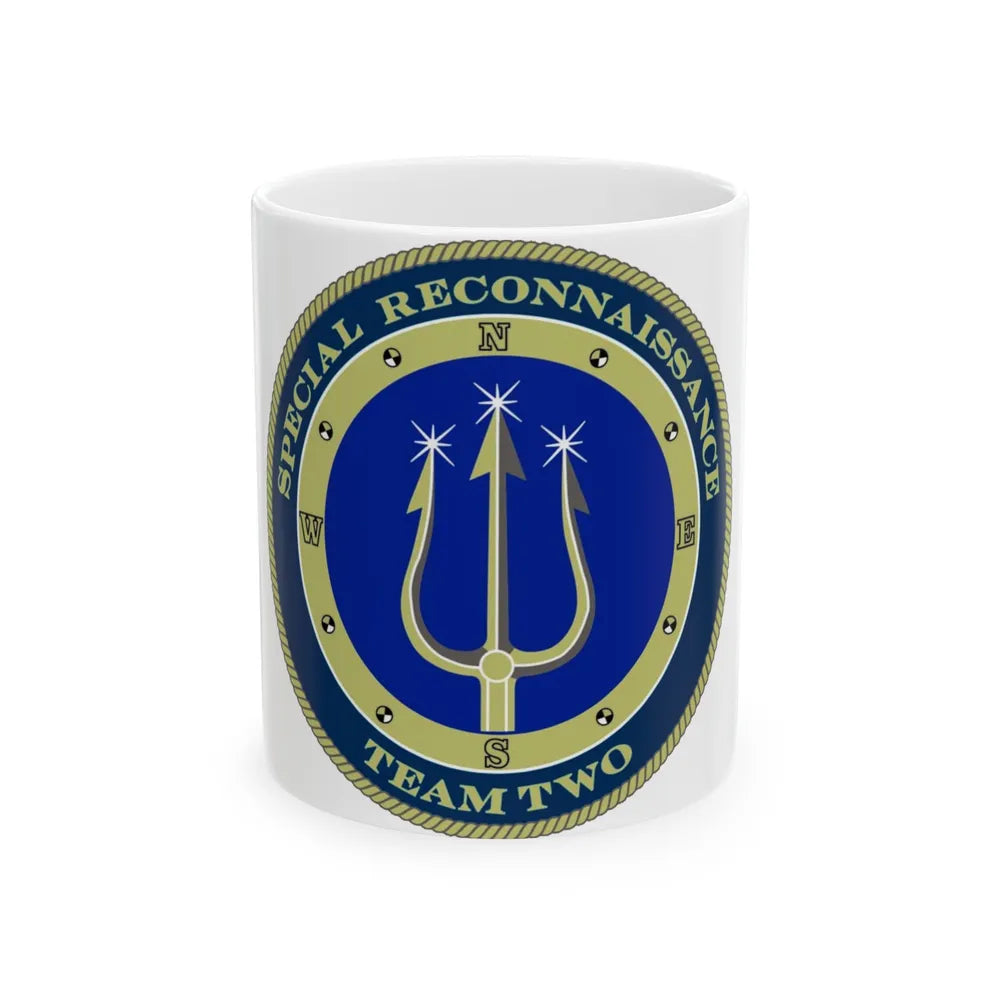 Special Reconnaissance Team Two SRT 2 (U.S. Navy) White Coffee Mug-11oz-Go Mug Yourself