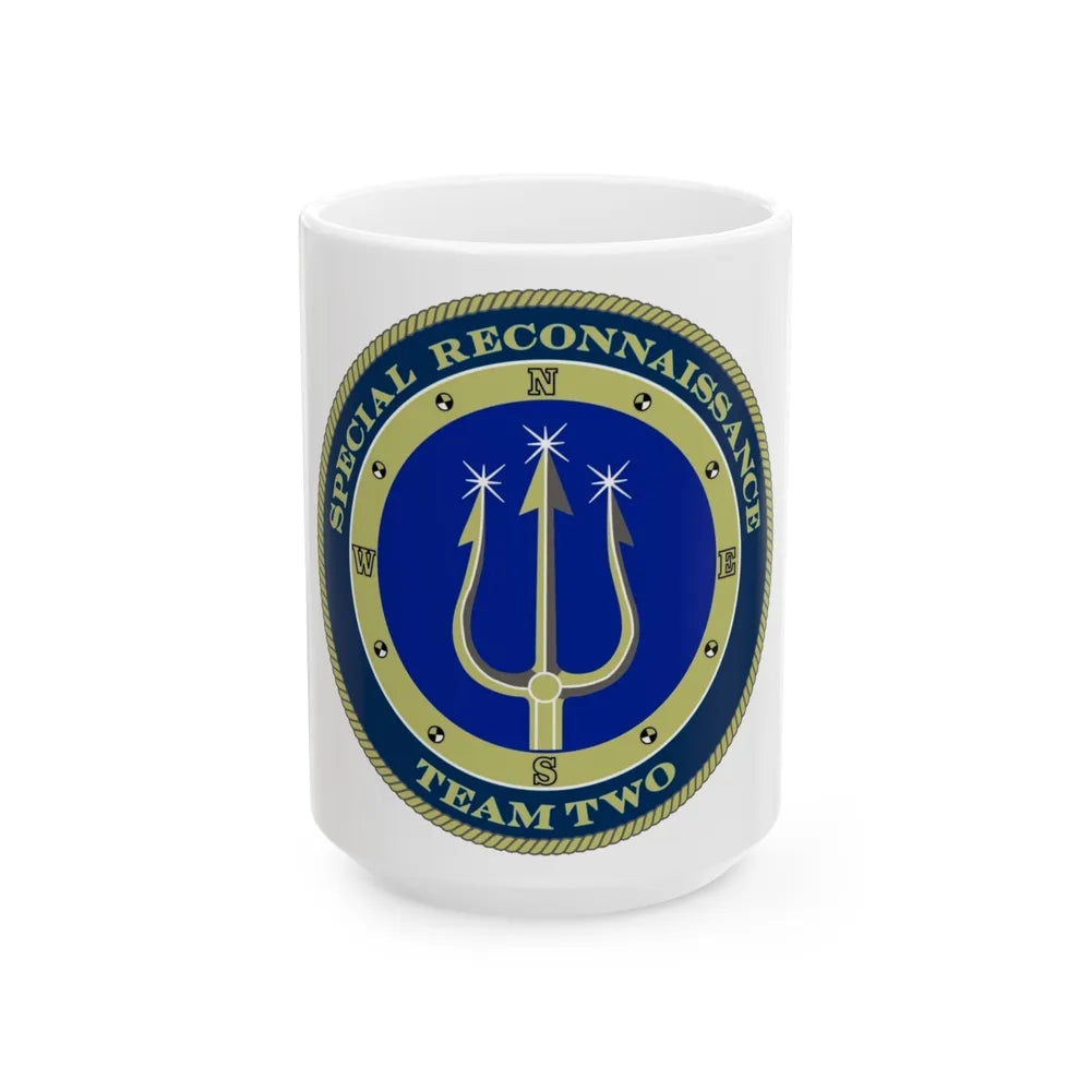 Special Reconnaissance Team Two SRT 2 (U.S. Navy) White Coffee Mug-15oz-Go Mug Yourself