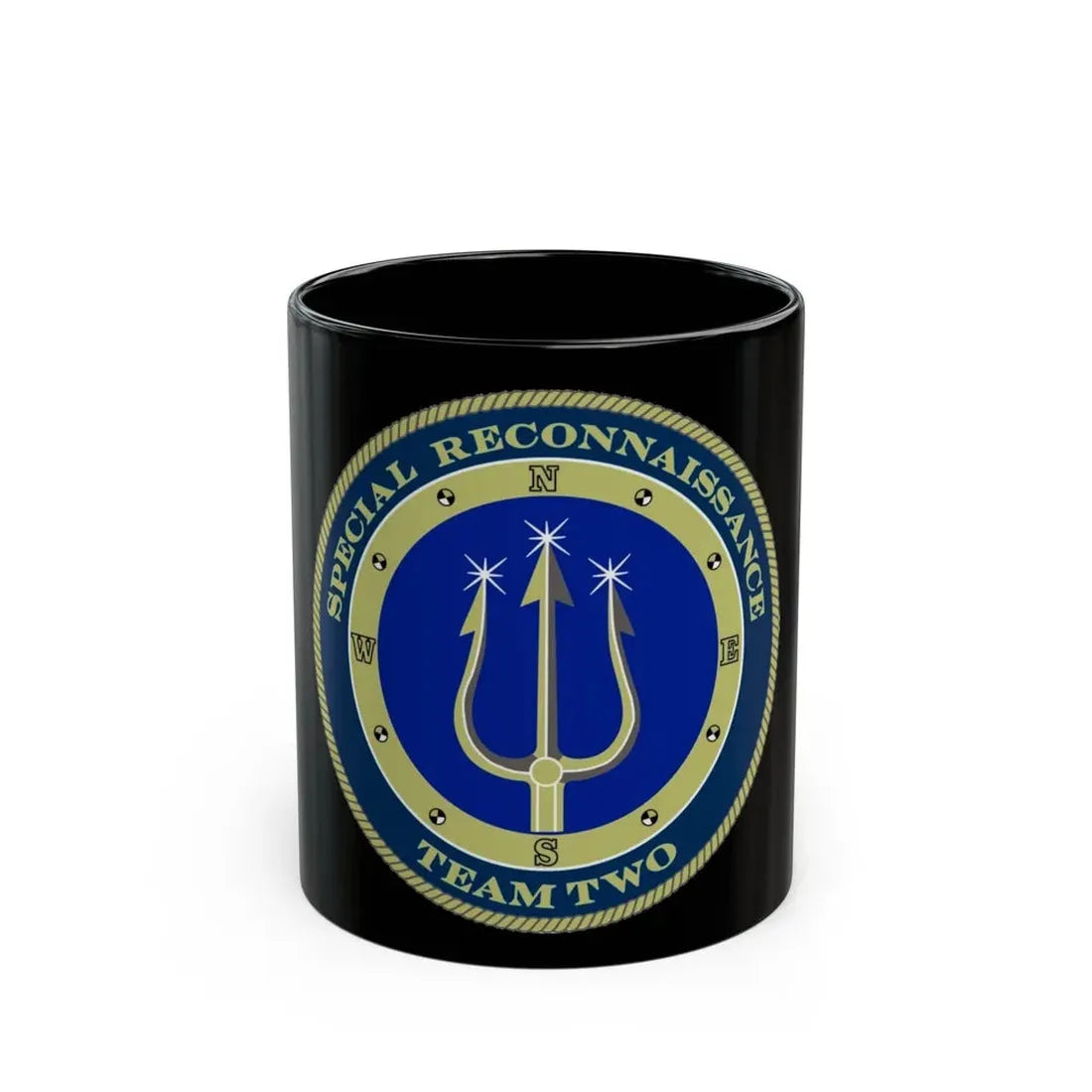 Special Reconnaissance Team Two SRT 2 (U.S. Navy) Black Coffee Mug 11oz - Go Mug Yourself