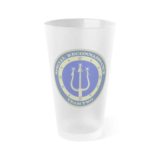 Special Reconnaissance Team Two SRT 2 (U.S. Navy) Frosted Pint Glass 16oz Default Title - Go Mug Yourself