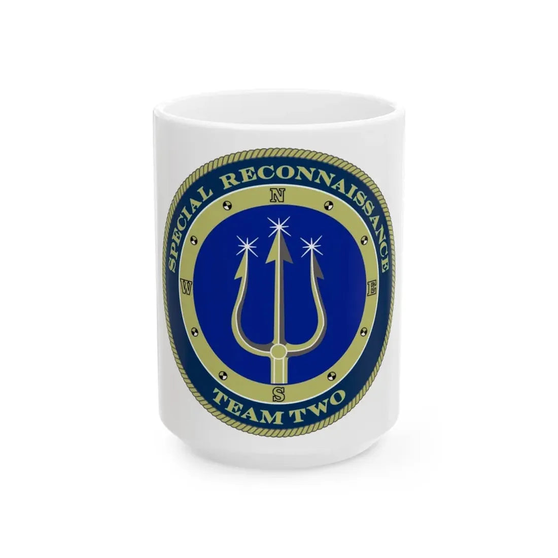 Special Reconnaissance Team Two SRT 2 (U.S. Navy) White Coffee Mug 15oz - Go Mug Yourself