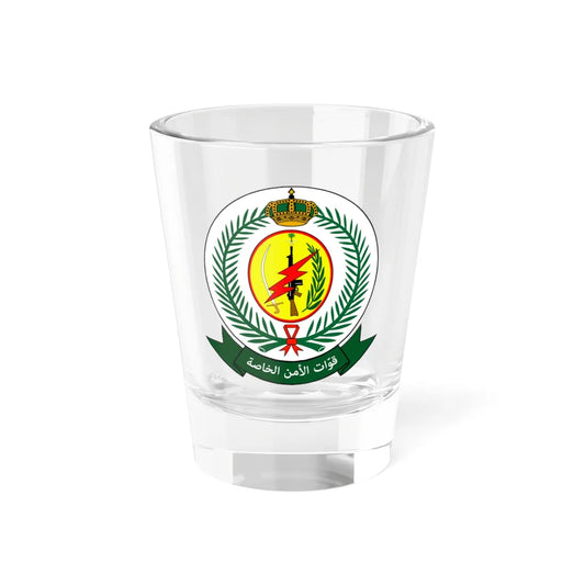 Special Security Forces Saudi Arabia (Saudi Arabia) (Coat of Arms) Shot Glass 1.5oz 1.5oz - Go Mug Yourself