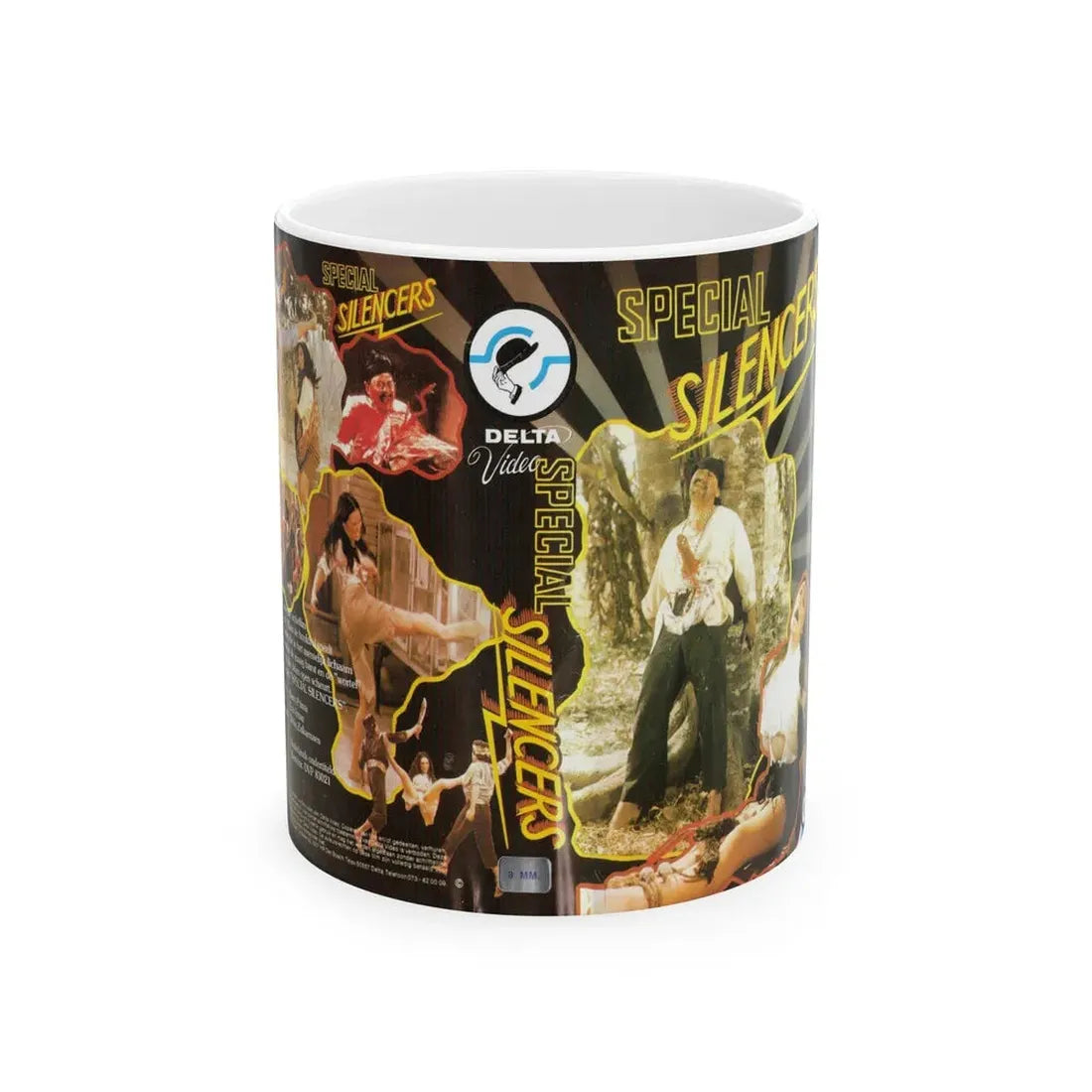 SPECIAL SILENCERS (VHS COVER) - White Coffee Mug 11oz - Go Mug Yourself