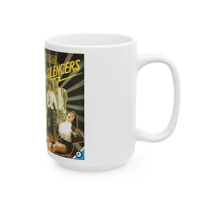 SPECIAL SILENCERS (VHS COVER) - White Coffee Mug - Go Mug Yourself