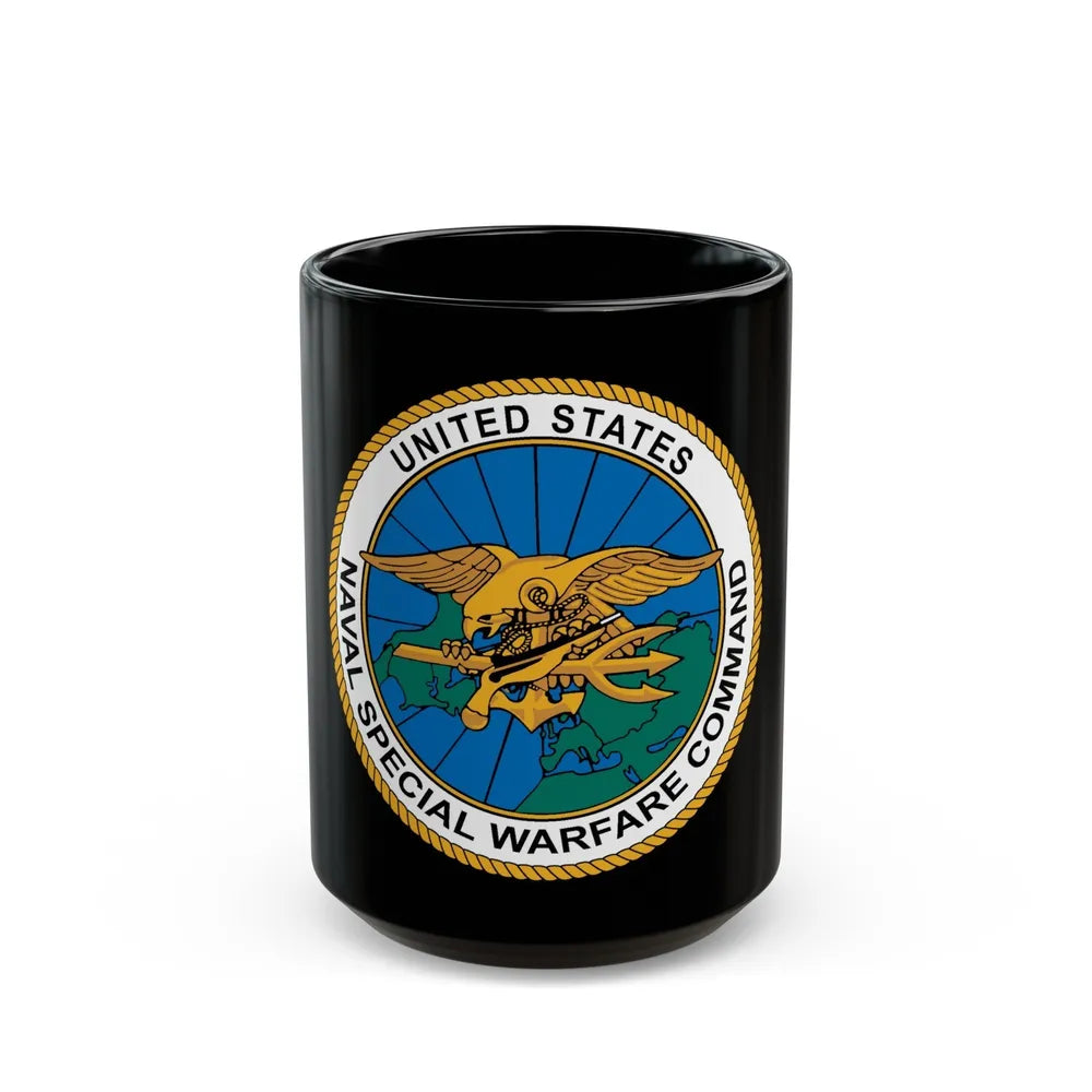 Special Warfare Command (U.S. Navy) Black Coffee Mug-15oz-Go Mug Yourself